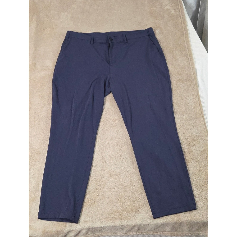 Public Rec Chino Pants Size 40x30 Blue Nylon‎ Stretch EUC
